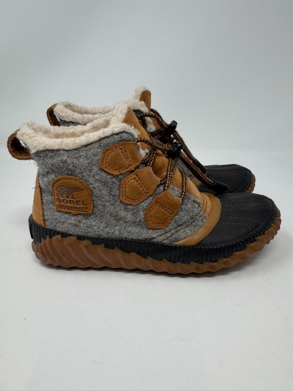 LITTLE BOYS SOREL OUT N ABOUT CONQUEST SIZE 1